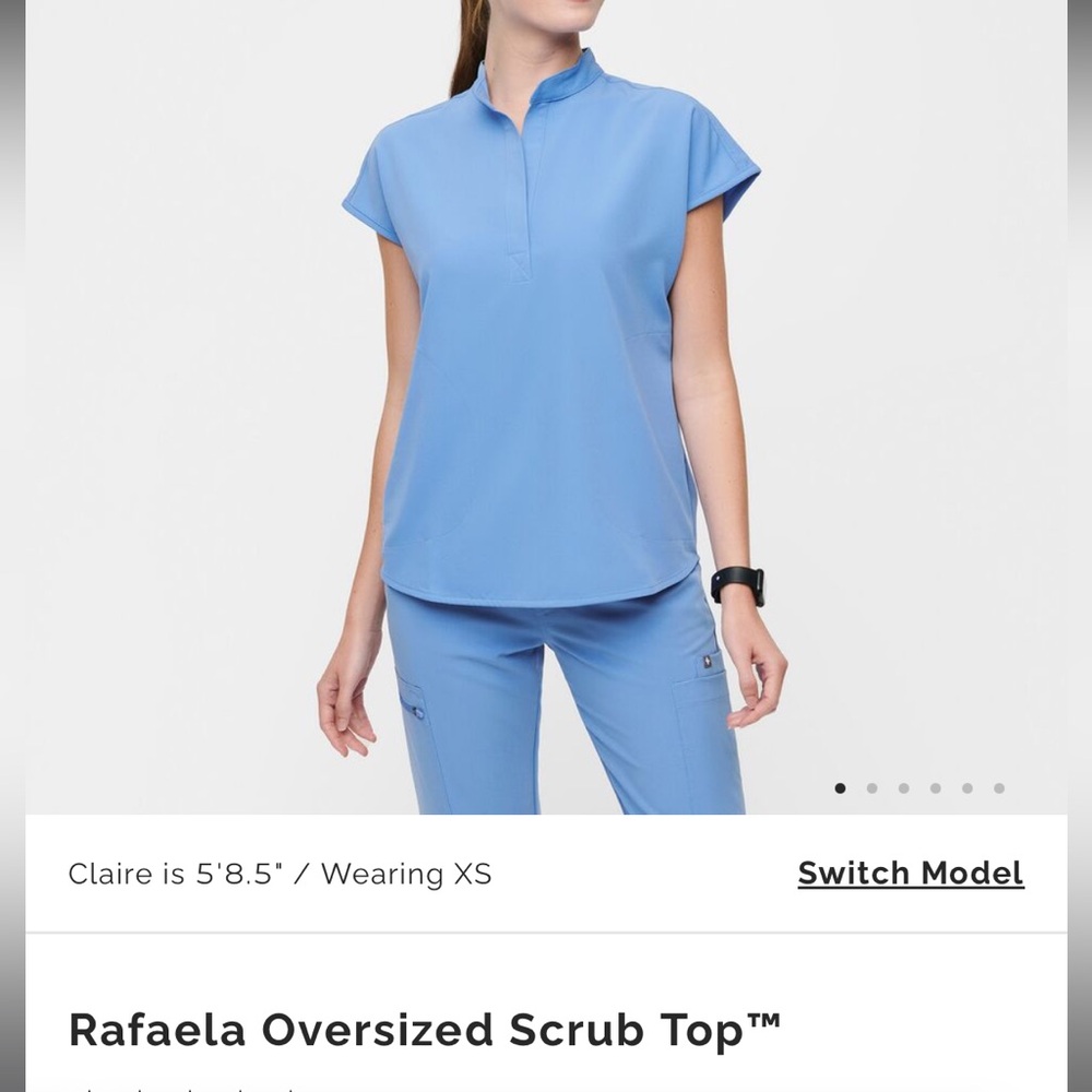 4 sets of ceil blue scrubs